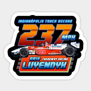 Arie Luyendyk 1996 90s Retro Sticker